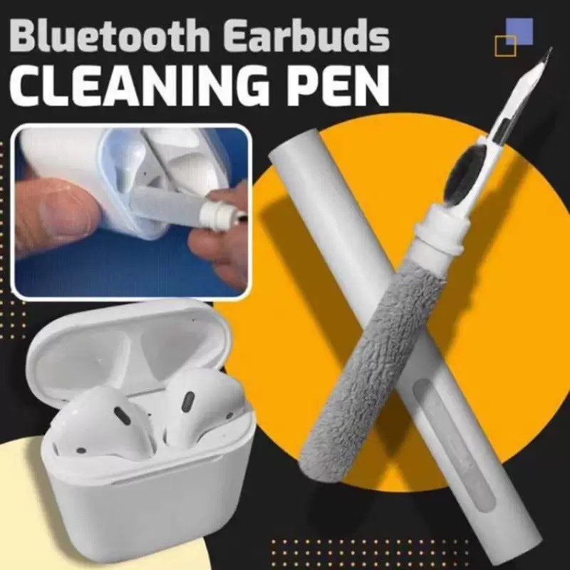 Bluetooth Earbud Cleaning Pen with Microfiber Swab and Precision Pick Bowlift