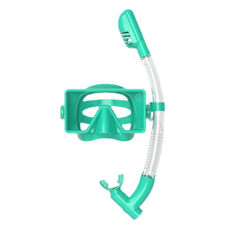 High-quality diving mask with wide field of vision and flexible snorkel Bowlift
