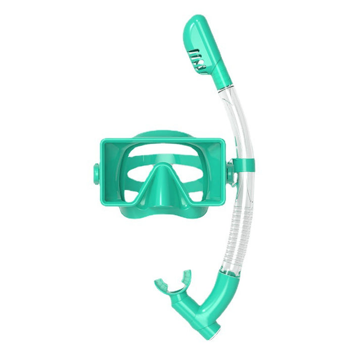 High-quality diving mask with wide field of vision and flexible snorkel Bowlift