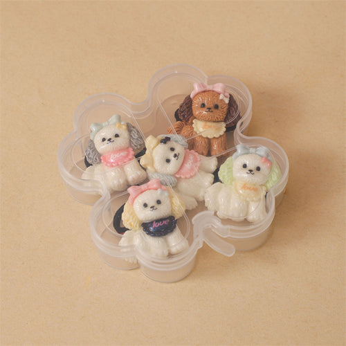 Floral-Shaped Multi-Compartment Storage Container Bowlift