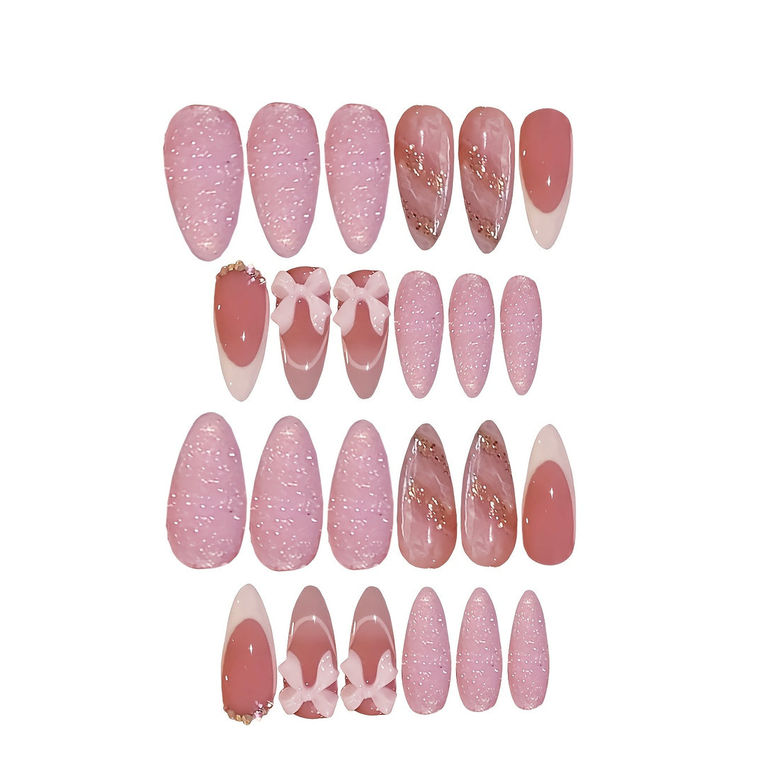 Artistic 3D Butterfly Nail Extensions Bowlift