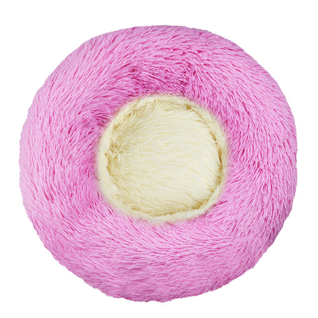 Round Plush Sleeping Bed  Dog Bed