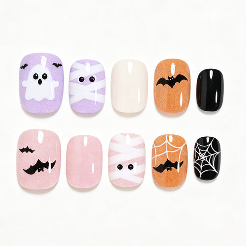 Themed Ghost and Halloween Nail Art Tips Bowlift