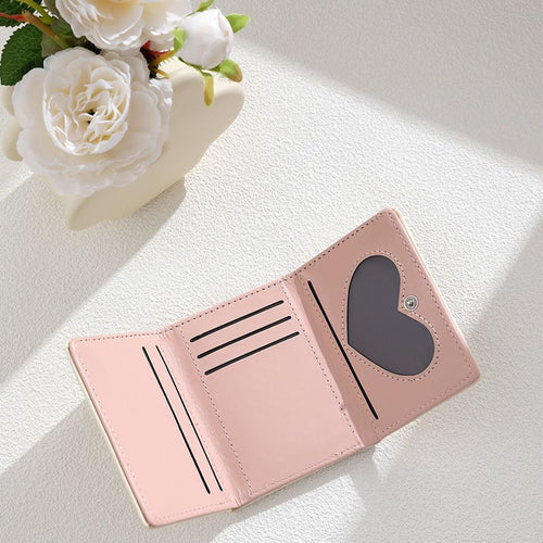 Croissant-Themed Leather Mini Wallet Bowlift