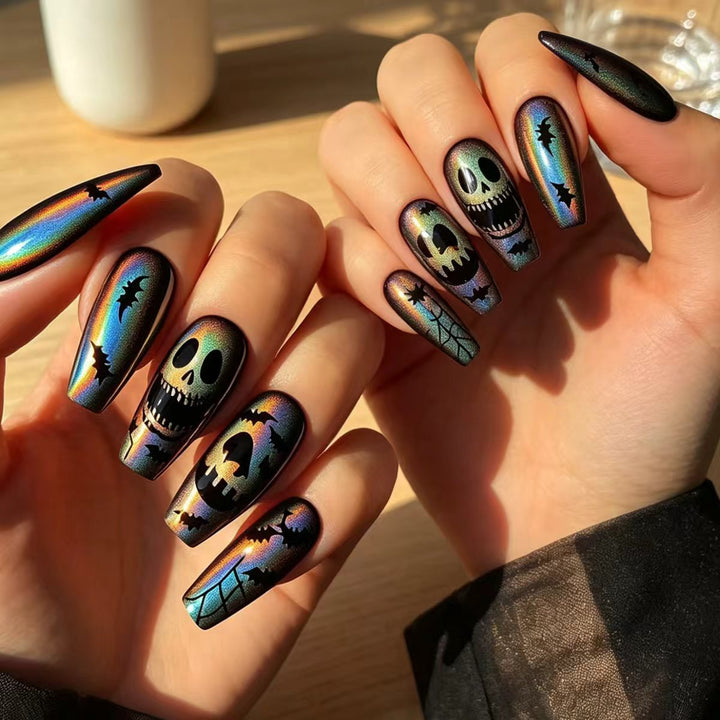 Creative Halloween-Themed Nail Art Bowlift