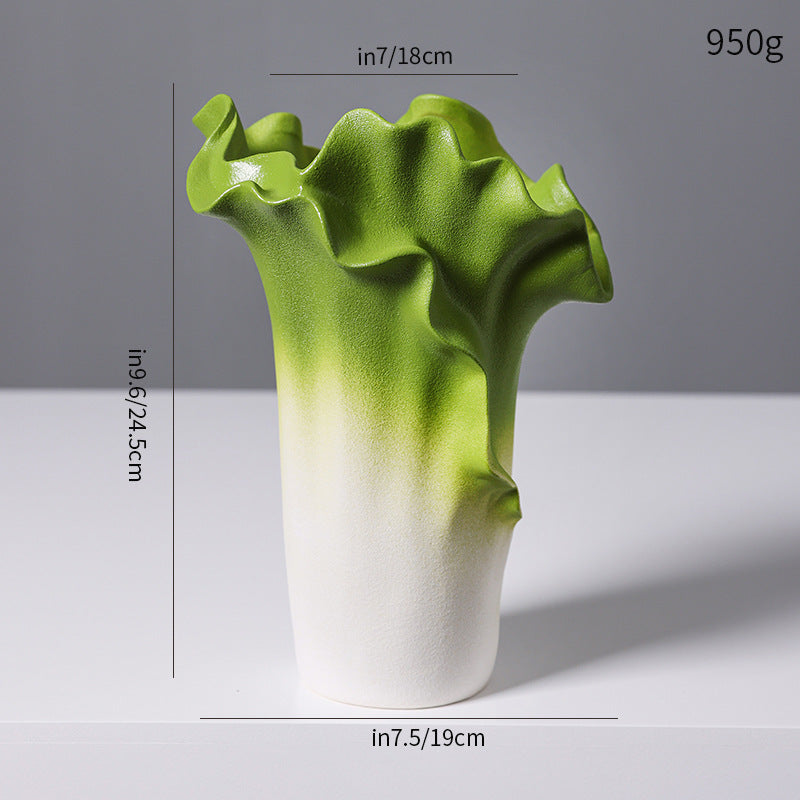 Artistic Textured Ceramic Vase