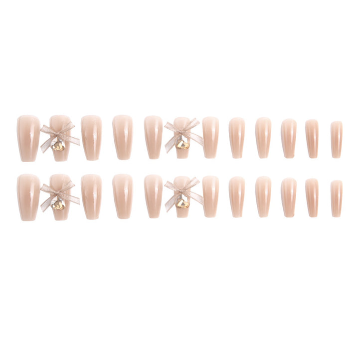 Artificial nail set with elegant 3D patterns and delicate accents Bowlift