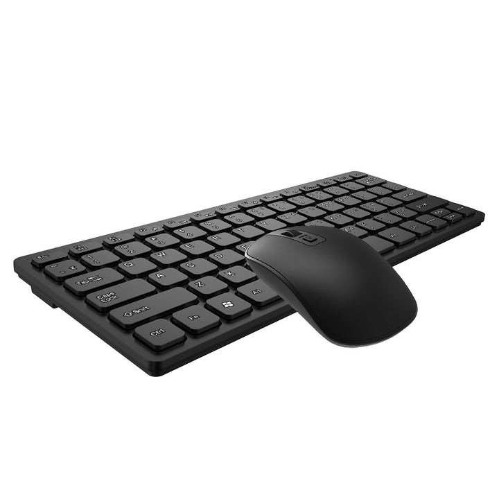 Compact Wireless Keyboard and Mouse Set Bowlift