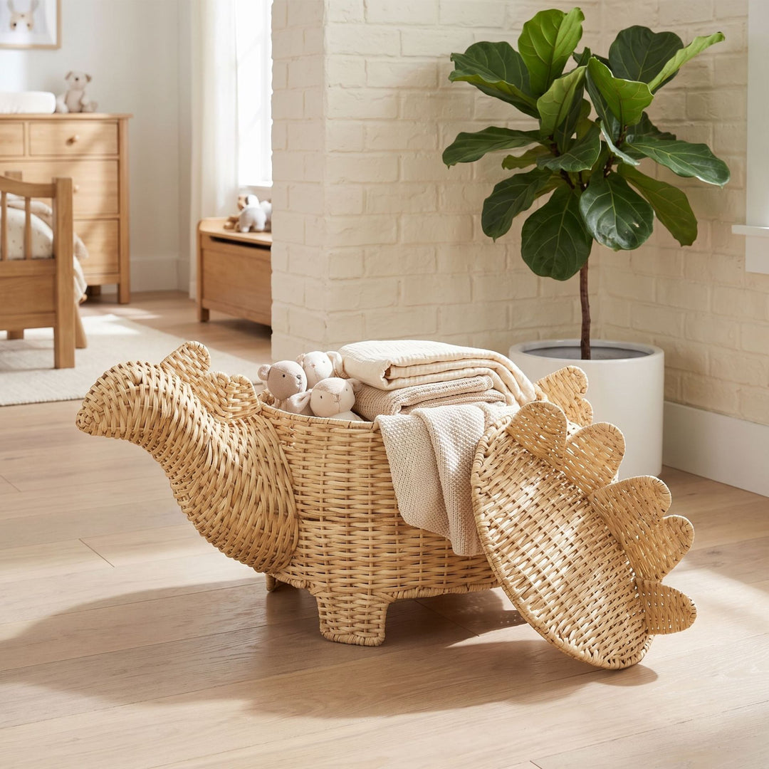 Funny Dinosaur Storage Basket Bowlift