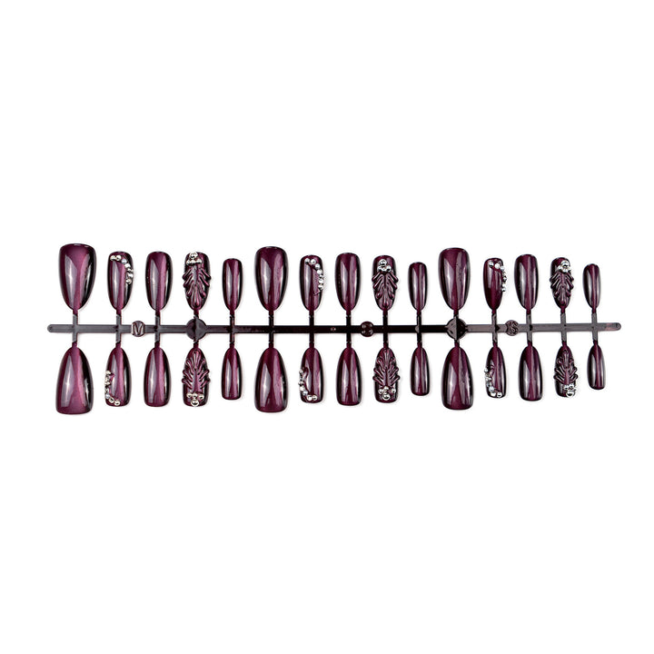 Glamorous High Gloss Artificial Nails Bowlift