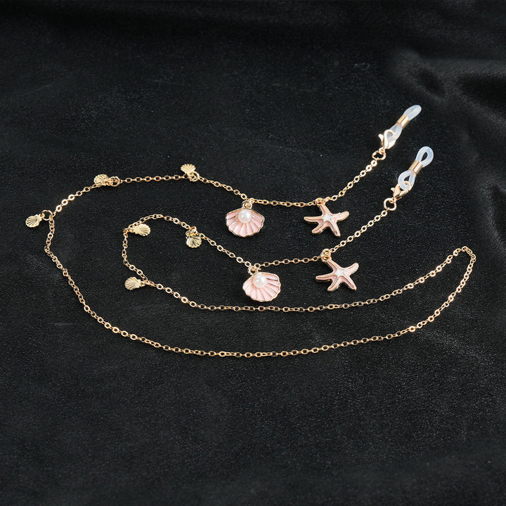 Decorative Coastal-Themed Eyewear Chain Bowlift