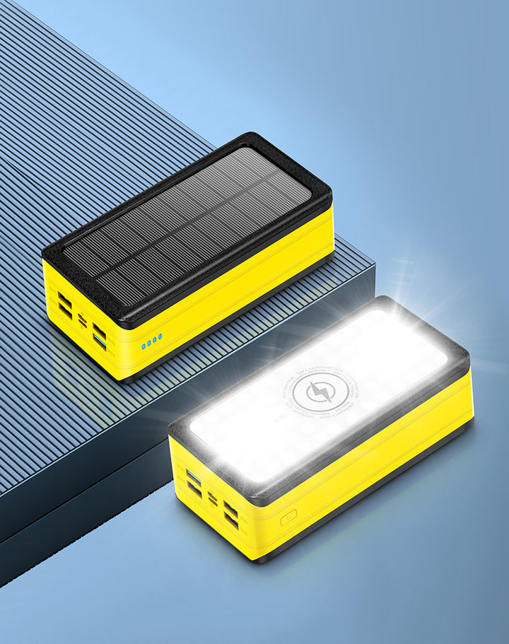 Solar Powerbank with LED Lamp Bowlift