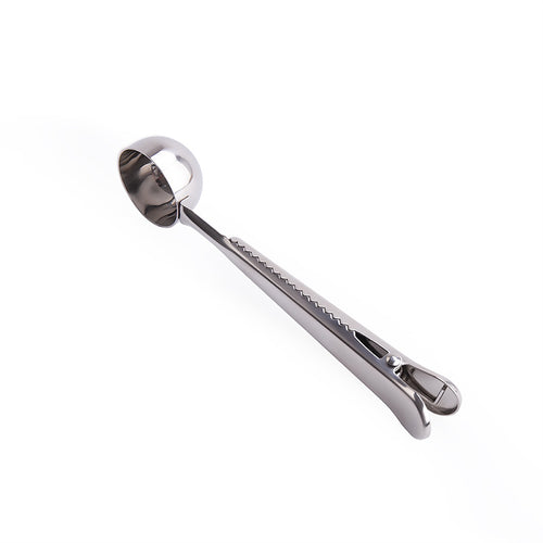 Professional Stainless Steel Coffee Measuring Scoop with Clip Bowlift