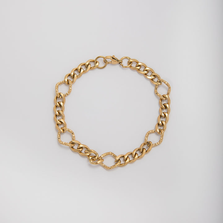 Chunky Interlocking Link Chain Necklace Bowlift