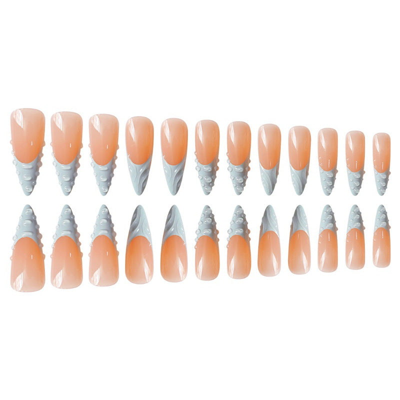 Artistic 3D Press-On Nail Extensions Bowlift