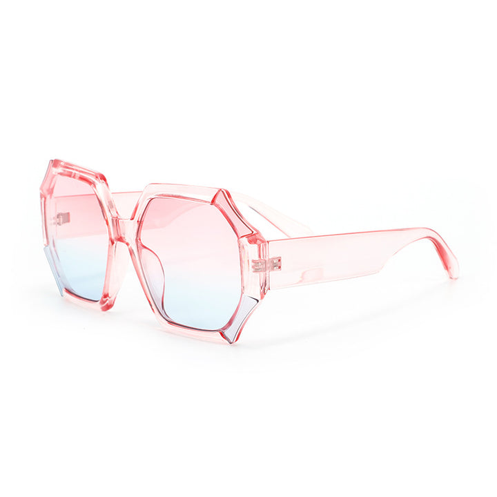 Ladies fashionable sunglasses with faceted frame Bowlift