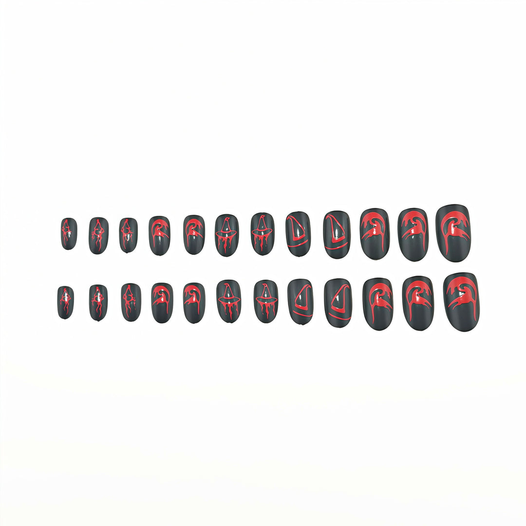 Creative Halloween-themed art nails Bowlift