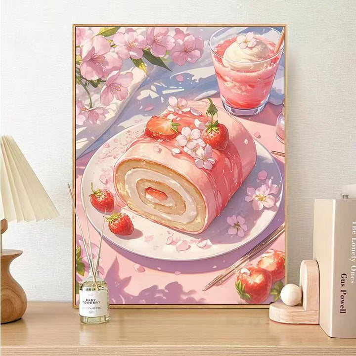 Gourmet Dessert-Themed Canvas Wall Art Bowlift