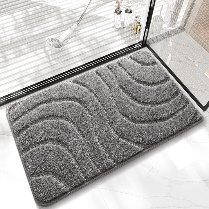 Soft Textured Memory Foam Bath Mat Bowlift