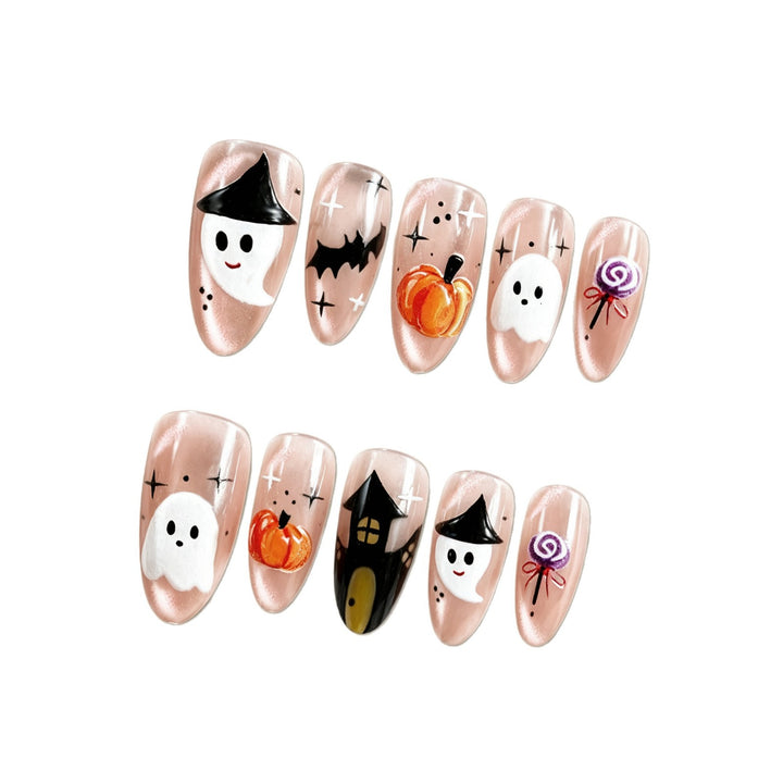 Creative Halloween Art Nail Set Bowlift