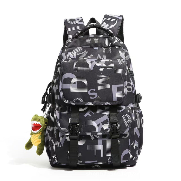 Backpack with Modern Lettering and Thoughtful Compartment System Bowlift