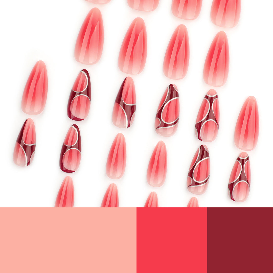 Artful and elegant stiletto nails Bowlift