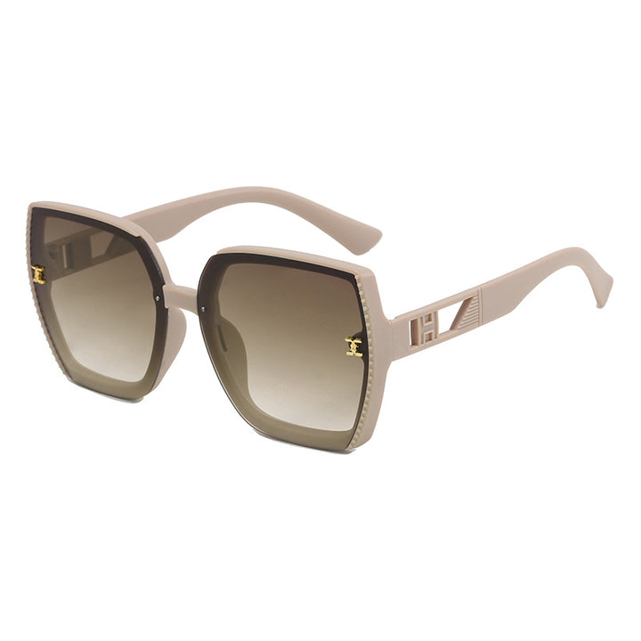Ladies square sunglasses with high-quality frame and UV protection Bowlift