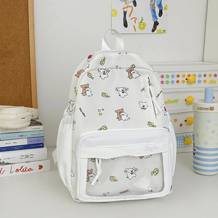 Cute Cartoon-Patterned Backpack Bowlift