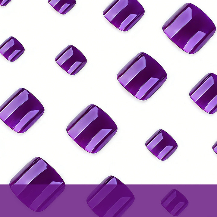 Vibrant Glossy Nail Art Bowlift