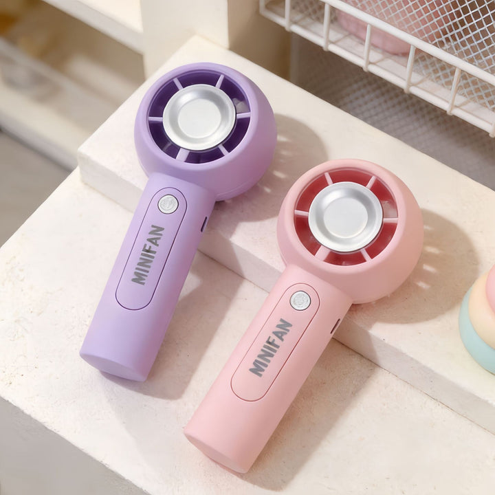 Portable Hand Fan with USB Charging Station Bowlift