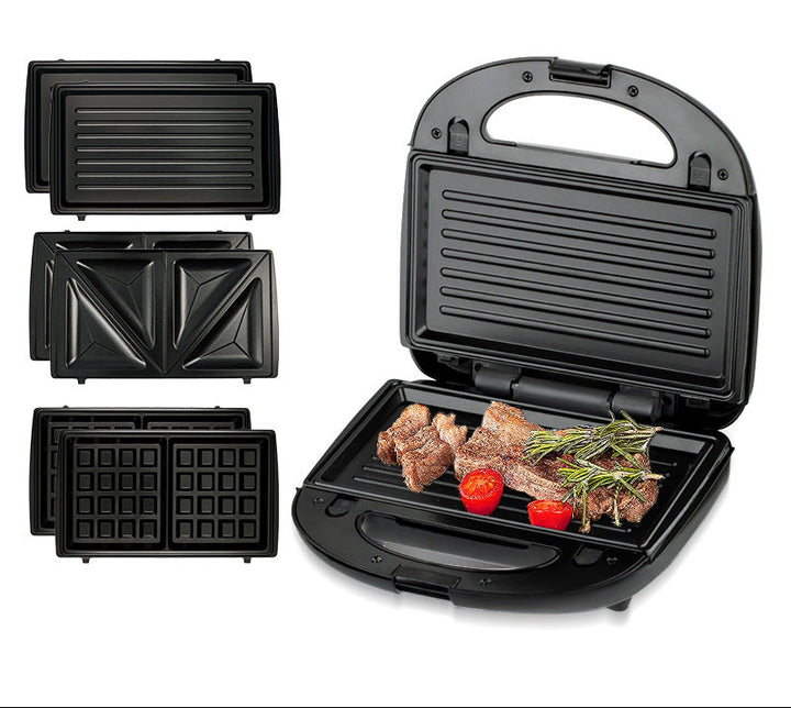 Multi-Functional Waffle and Grill Maker Bowlift