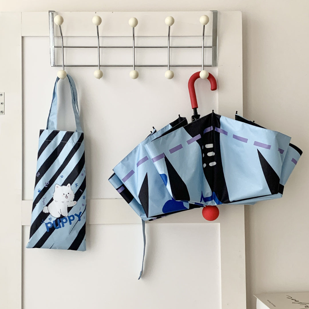 Ladies creative foldable umbrella with playful animal design Bowlift