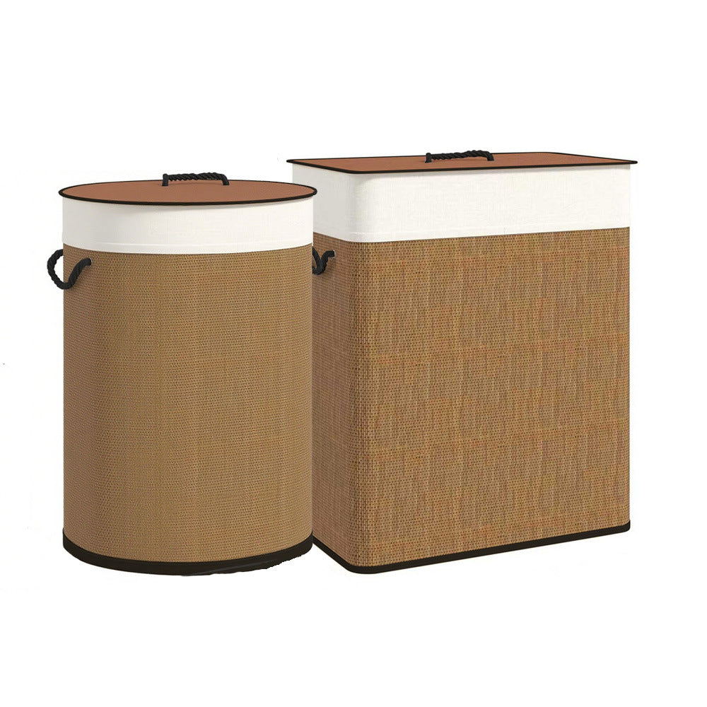 Elegant laundry container with removable lid and sturdy handles Bowlift