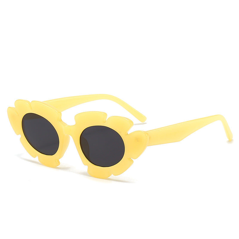 Women's flower-shaped sunglasses with high-quality UV protection Bowlift
