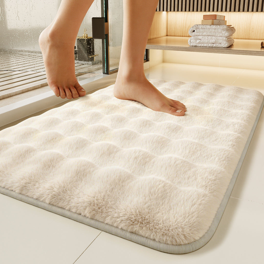 Plush Memory Foam Bath Mat Bowlift