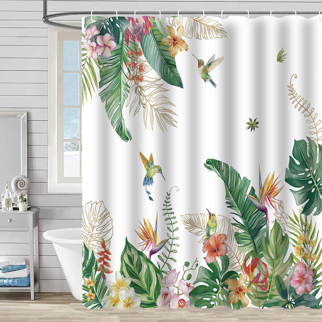 Nature-Inspired Shower Curtain Bowlift