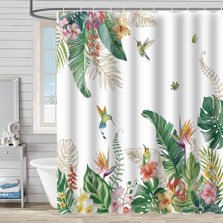 Nature-Inspired Shower Curtain Bowlift