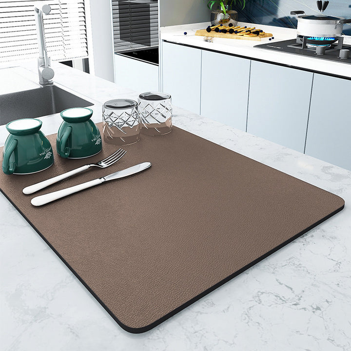 Vintage Mosaic Kitchen Counter Mat Bowlift