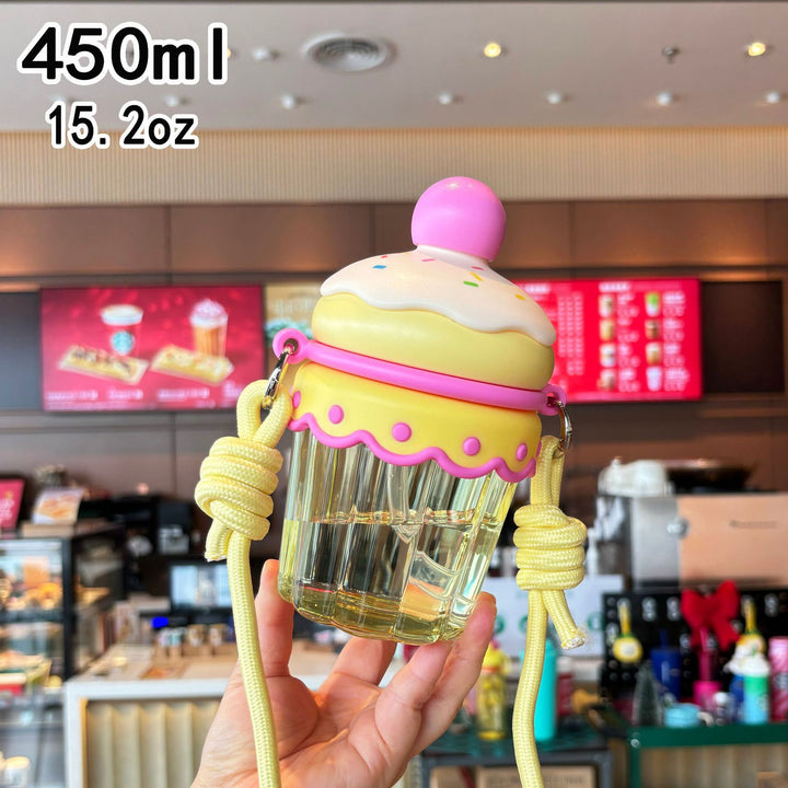 Women creative Cupcake water bottle Bowlift