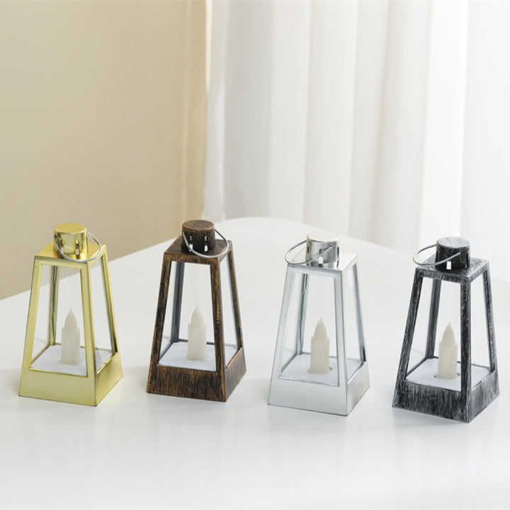Decorative Battery-Operated Tabletop Candle Lantern Bowlift