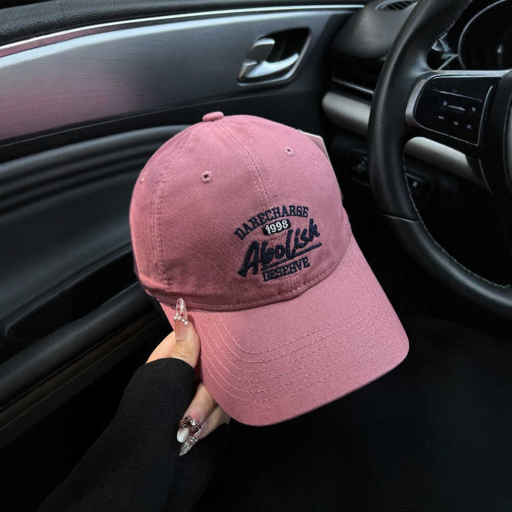 Men's Casual Distressed Graphic Cap Bowlift