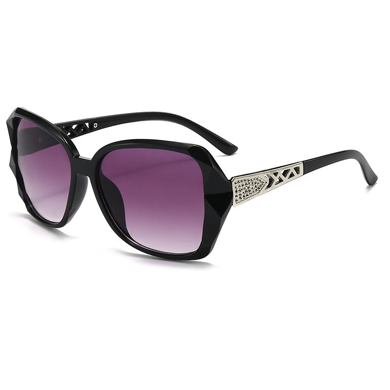 Oversized Geometric Frame Sunglasses