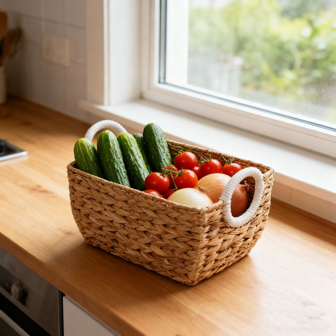 Woven Decorative Organizing Basket Bowlift