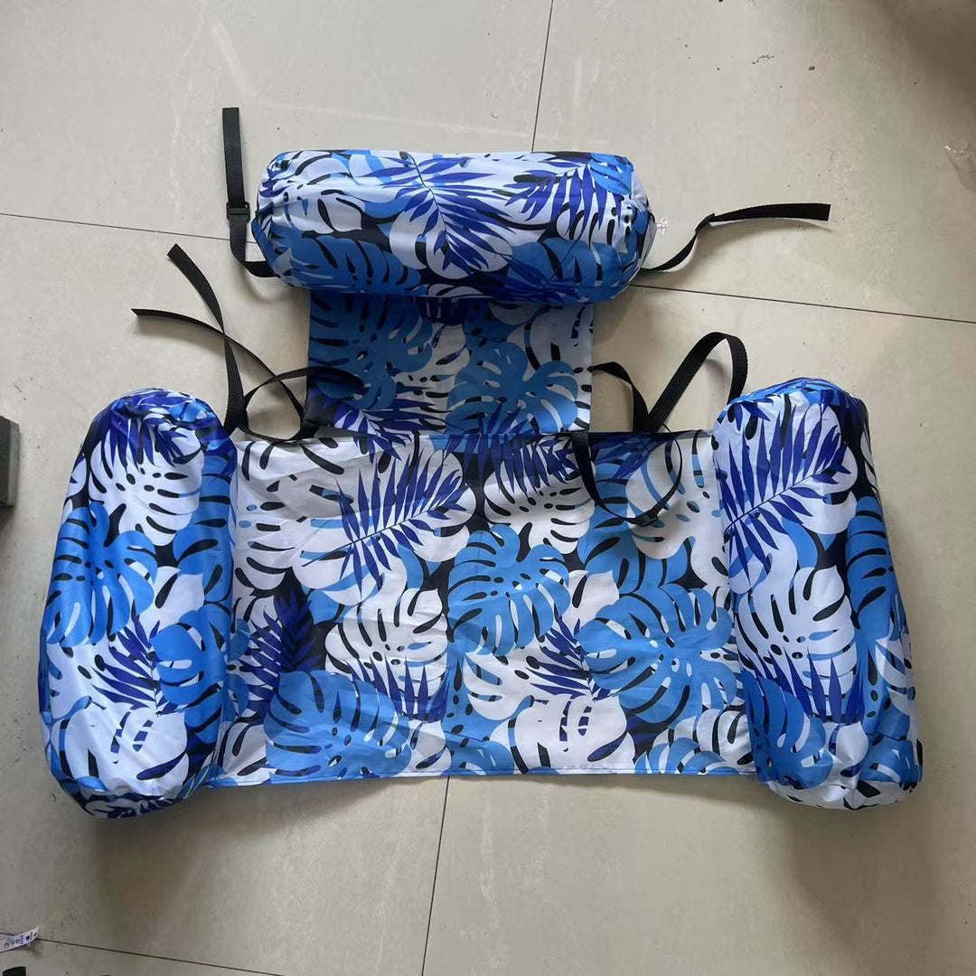 Women Portable Beach Lounge Chair with Neck Support Bowlift