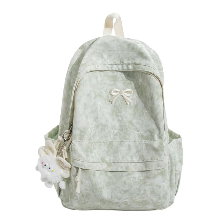 Backpack with Playful Bow Design and Practical Compartments Bowlift