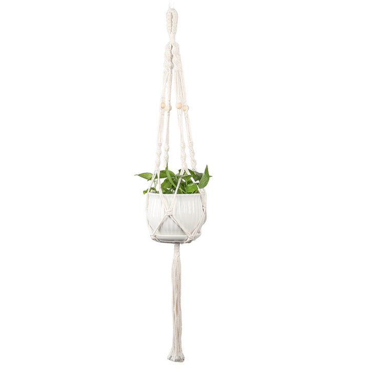 Plant-hanging macrame shelf Bowlift