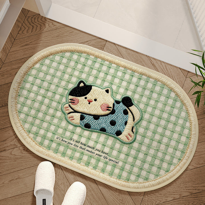 Adorable Dog-Themed Area Mat Bowlift