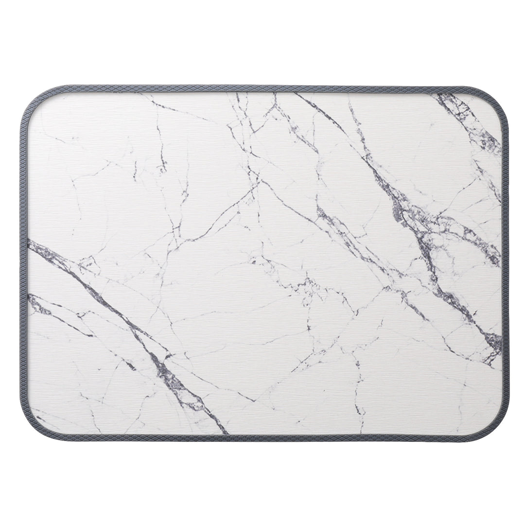 Marble Effect Kitchen Work Surface Protector Mat