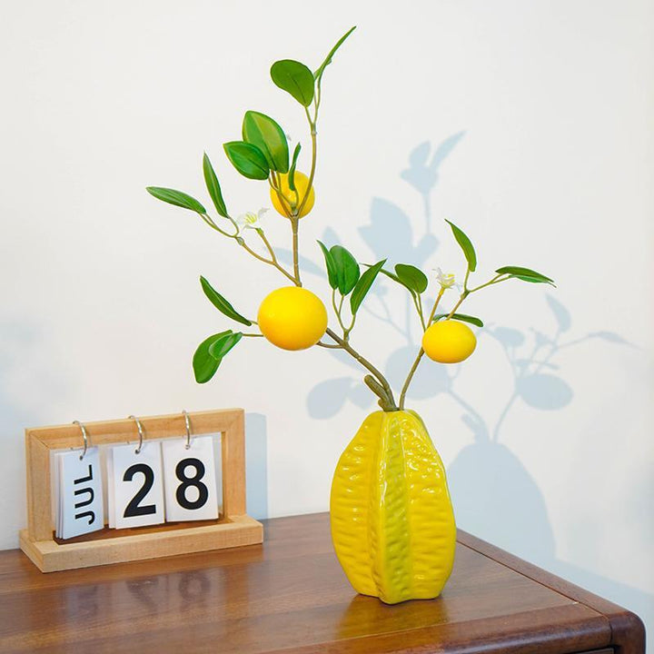 Home Decor Decorative Lemon Vase