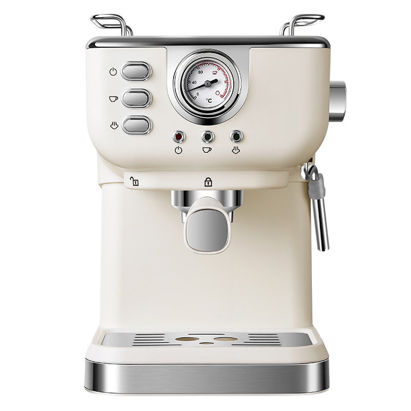 Espresso machine with integrated steam nozzle and precise temperature control Bowlift